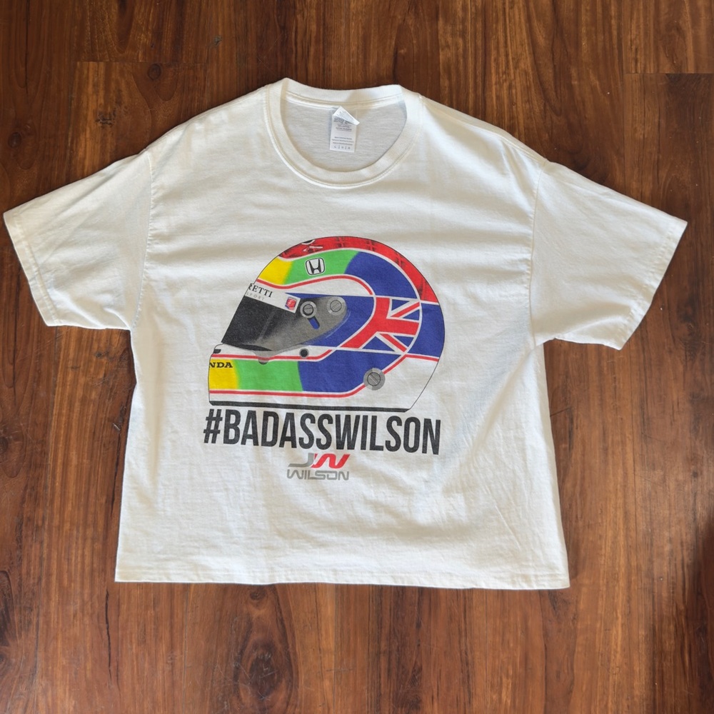 Wilson White Racing Helmet Tee